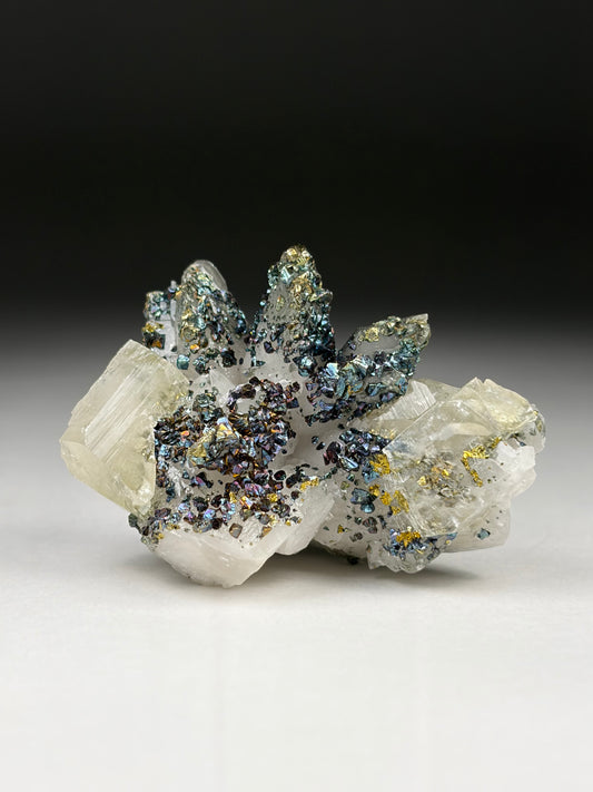 Calcite w/ Chalcopyrite
