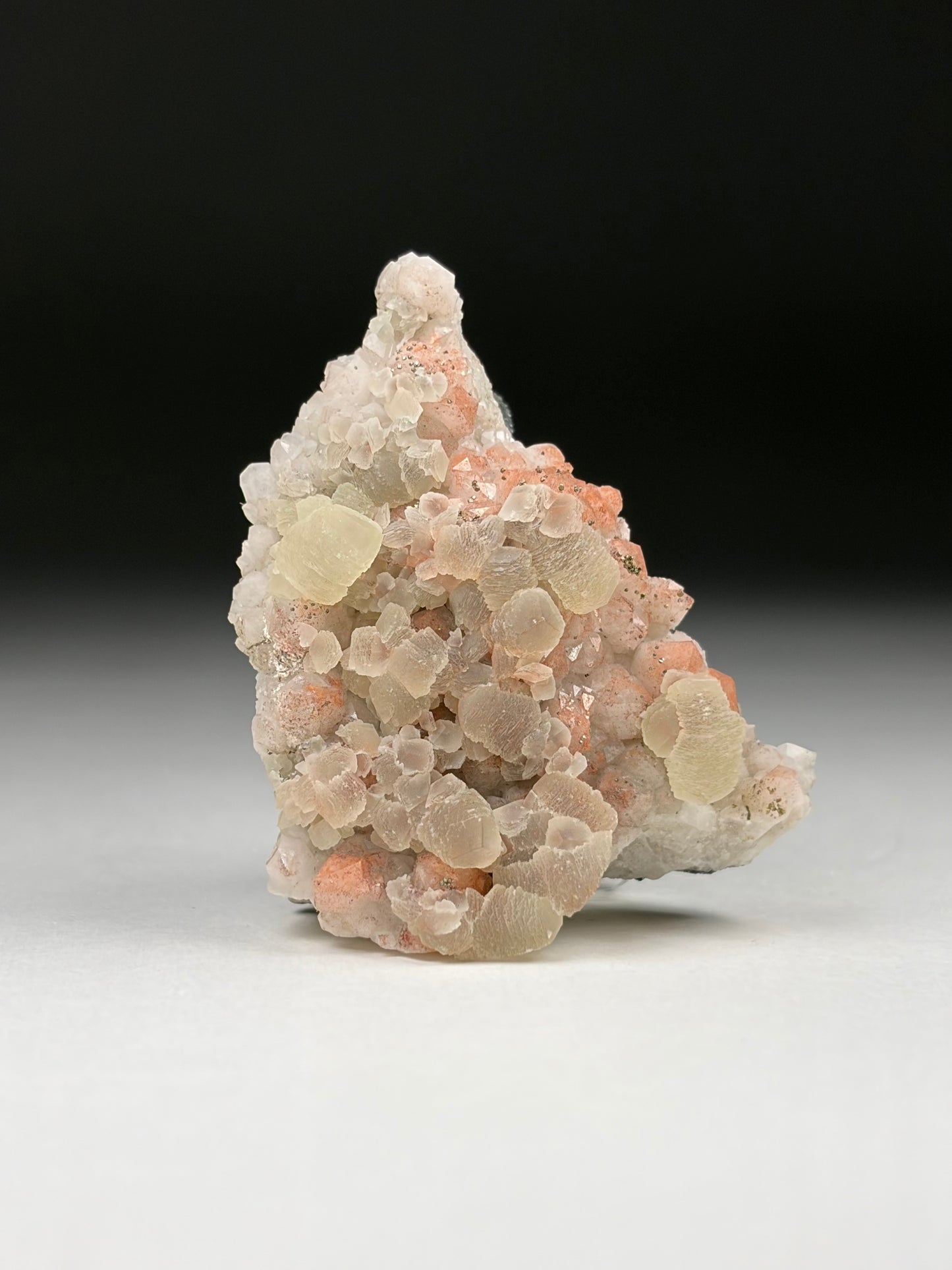 Calcite on Quartz