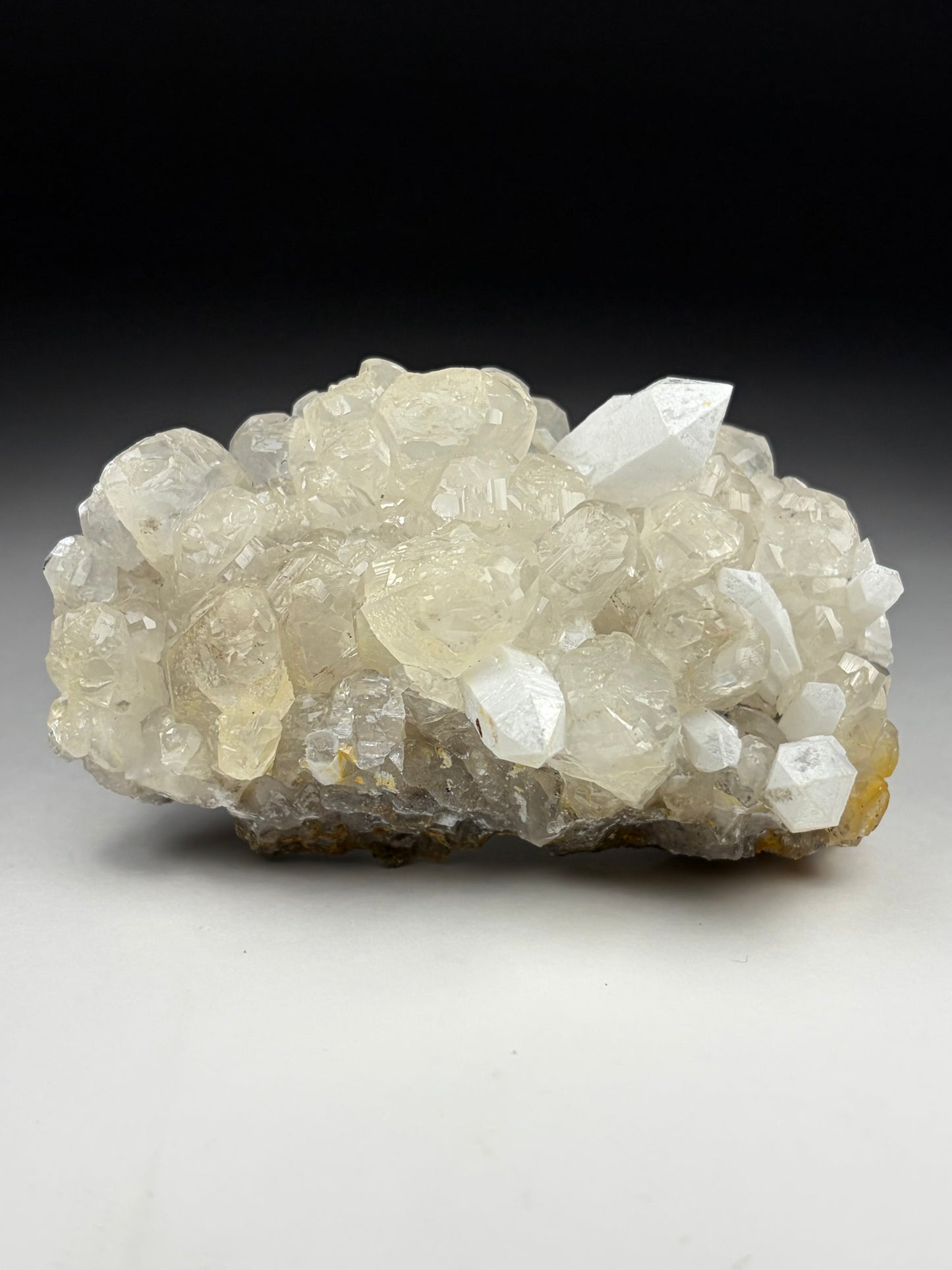 Calcite on Quartz