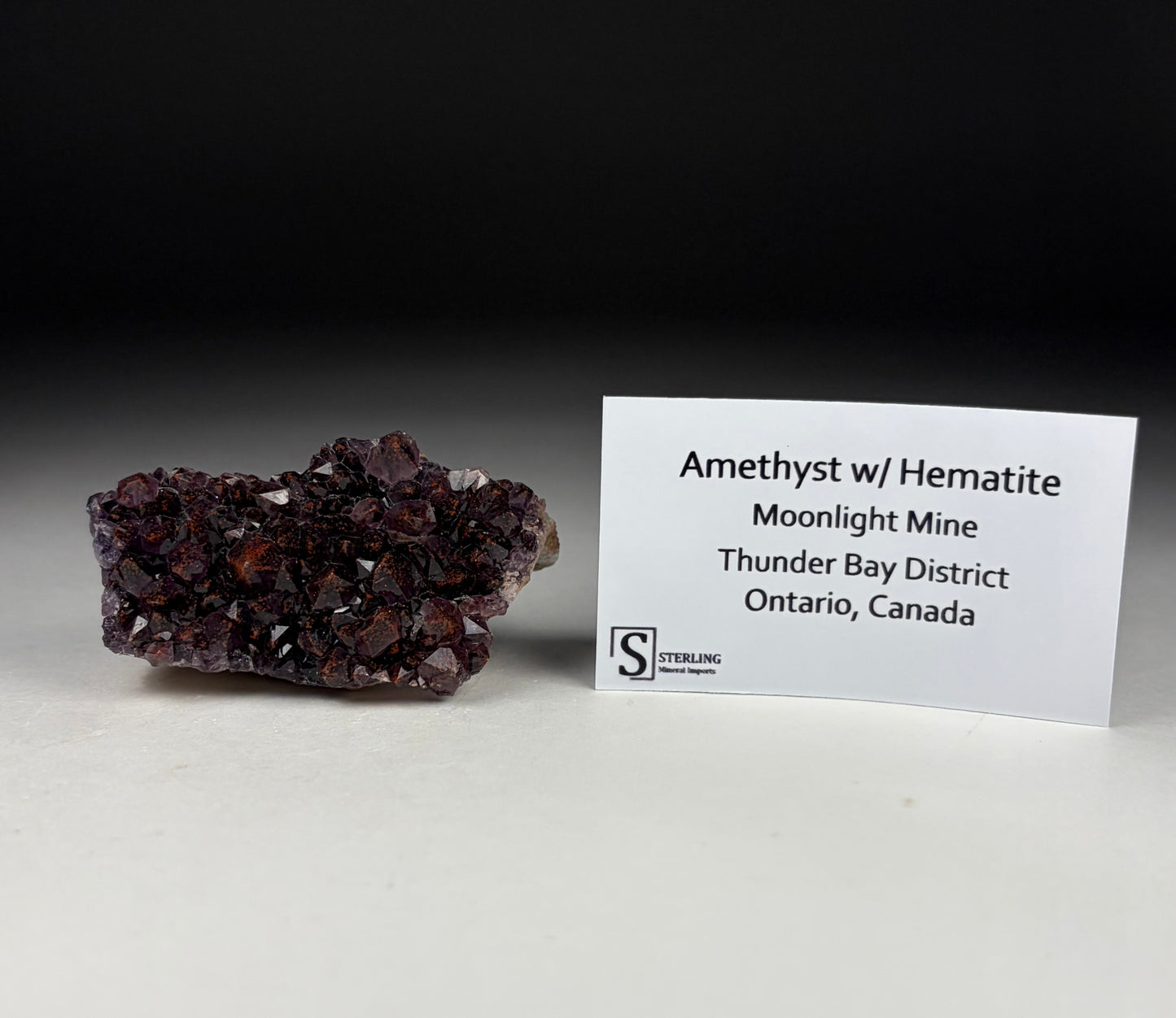 Amethyst w/ Hematite