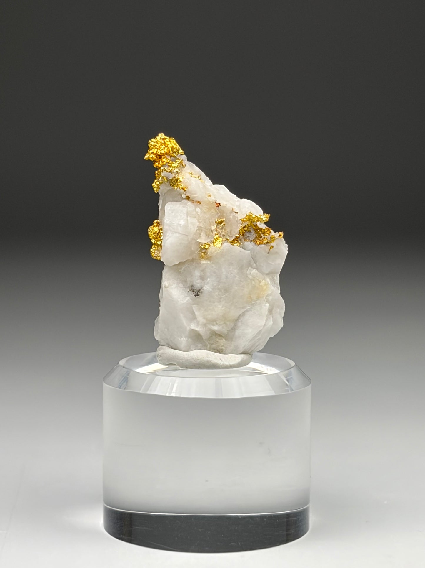 Crystalline & Leaf Gold in Quartz
