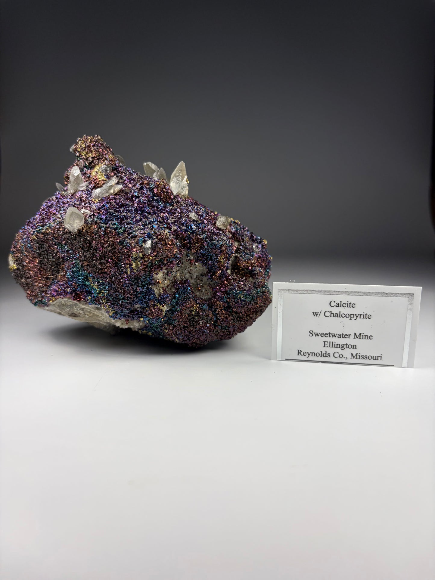 Calcite w/ Chalcopyrite
