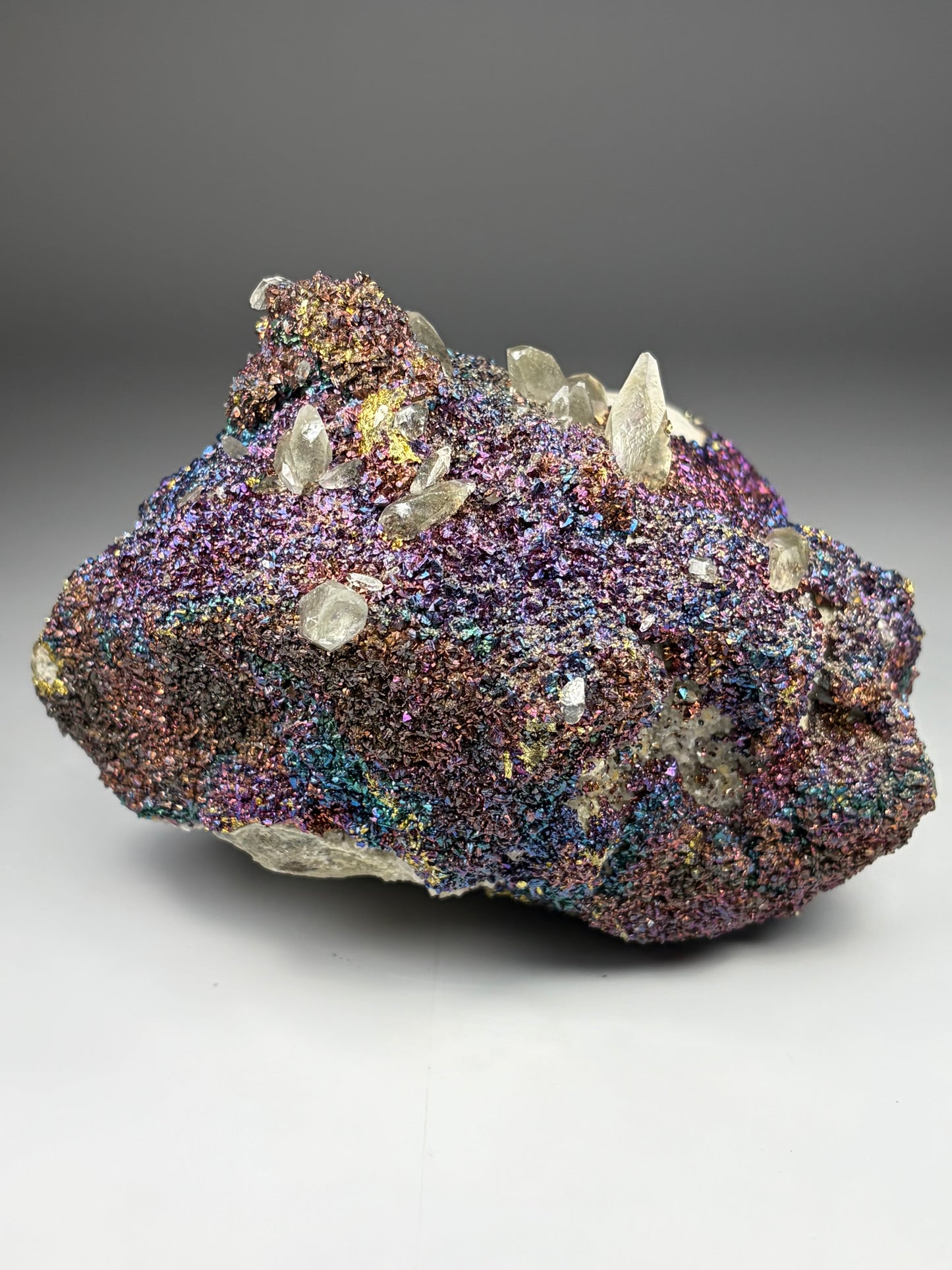 Calcite w/ Chalcopyrite