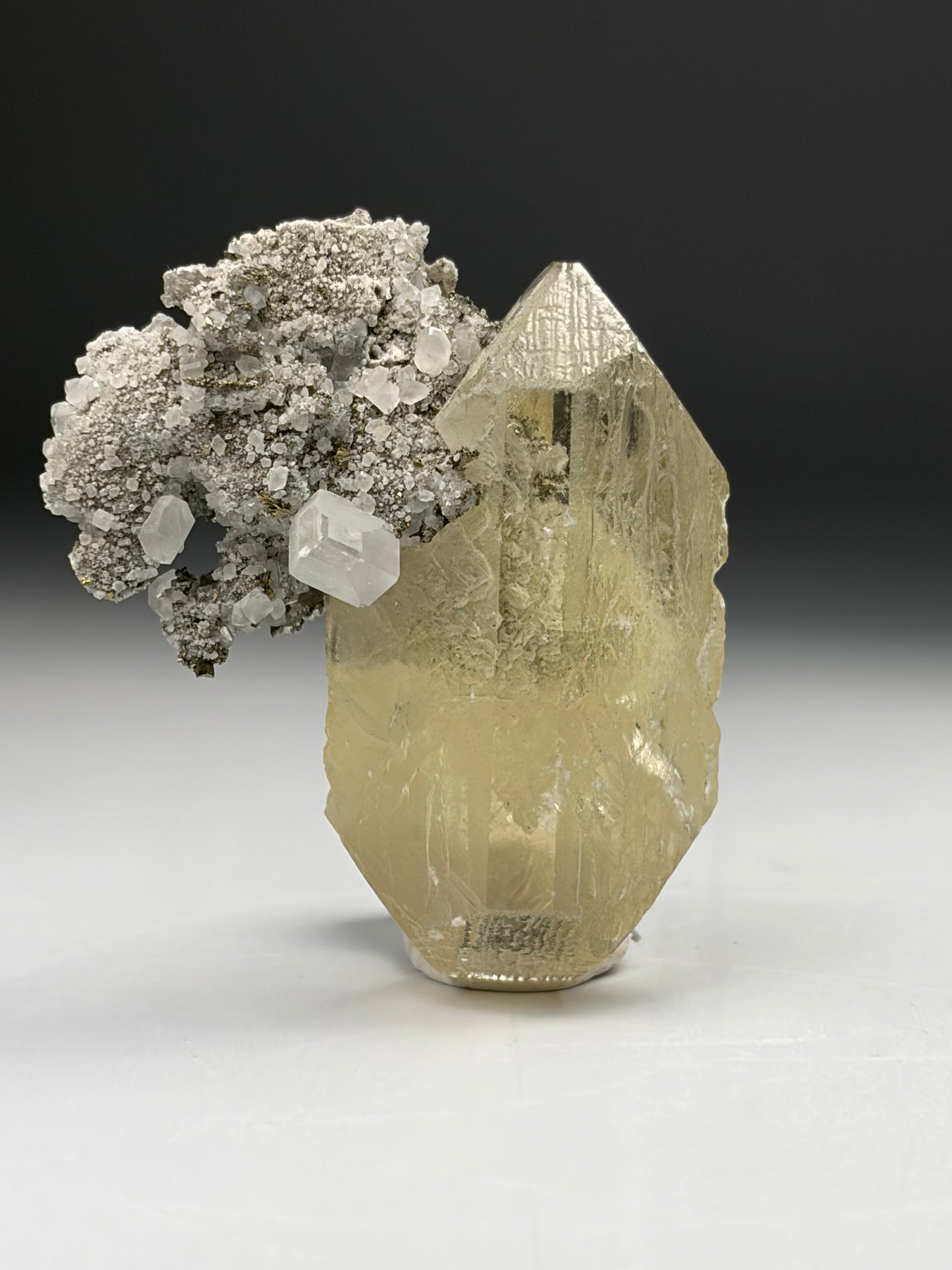 Barite w/ Marcasite and Calcite