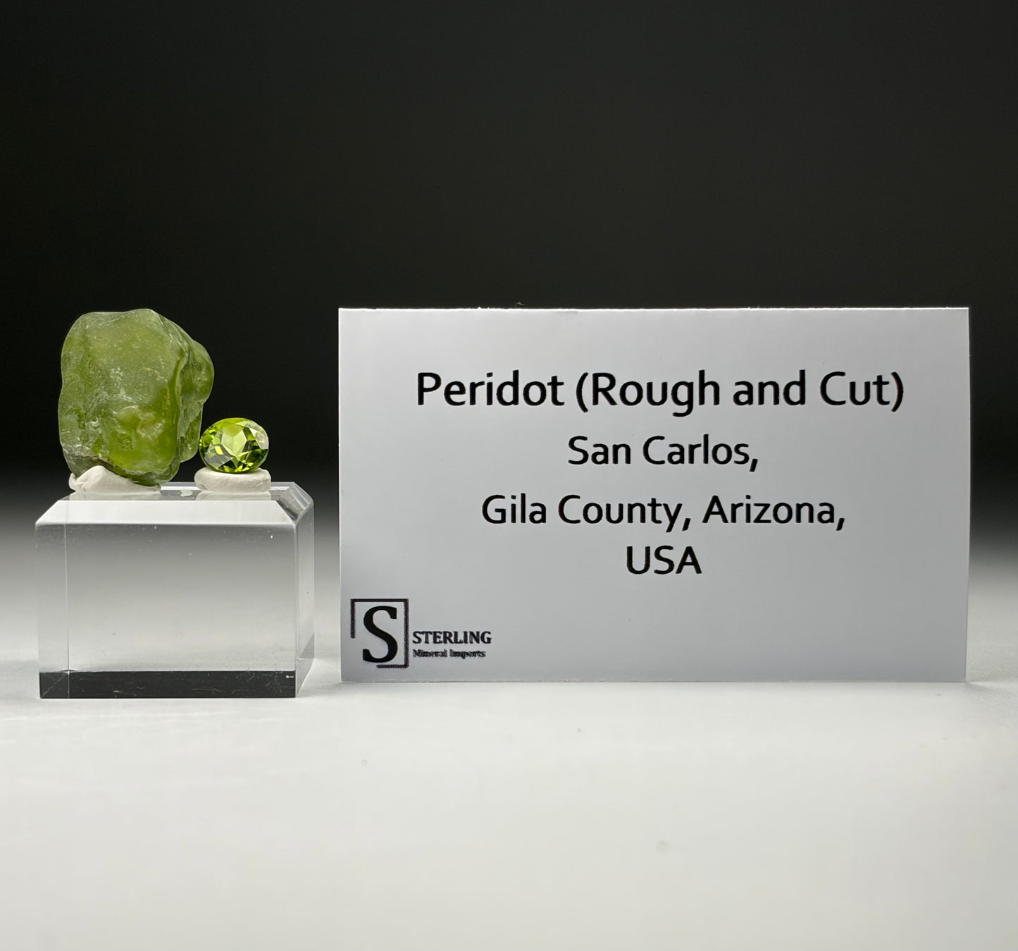 Peridot (Rough & Cut)