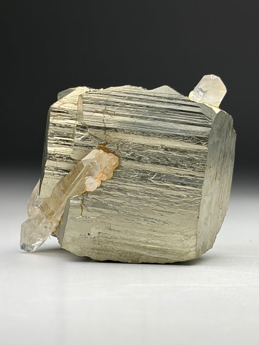 Quartz in Pyrite