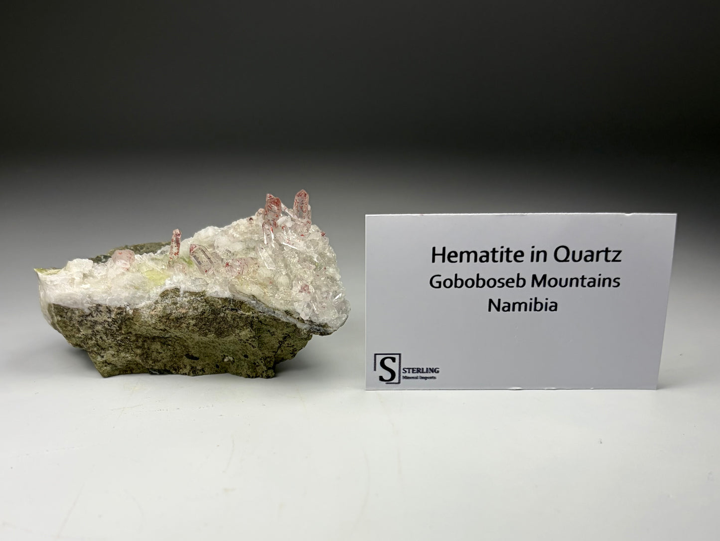Hematite in Quartz