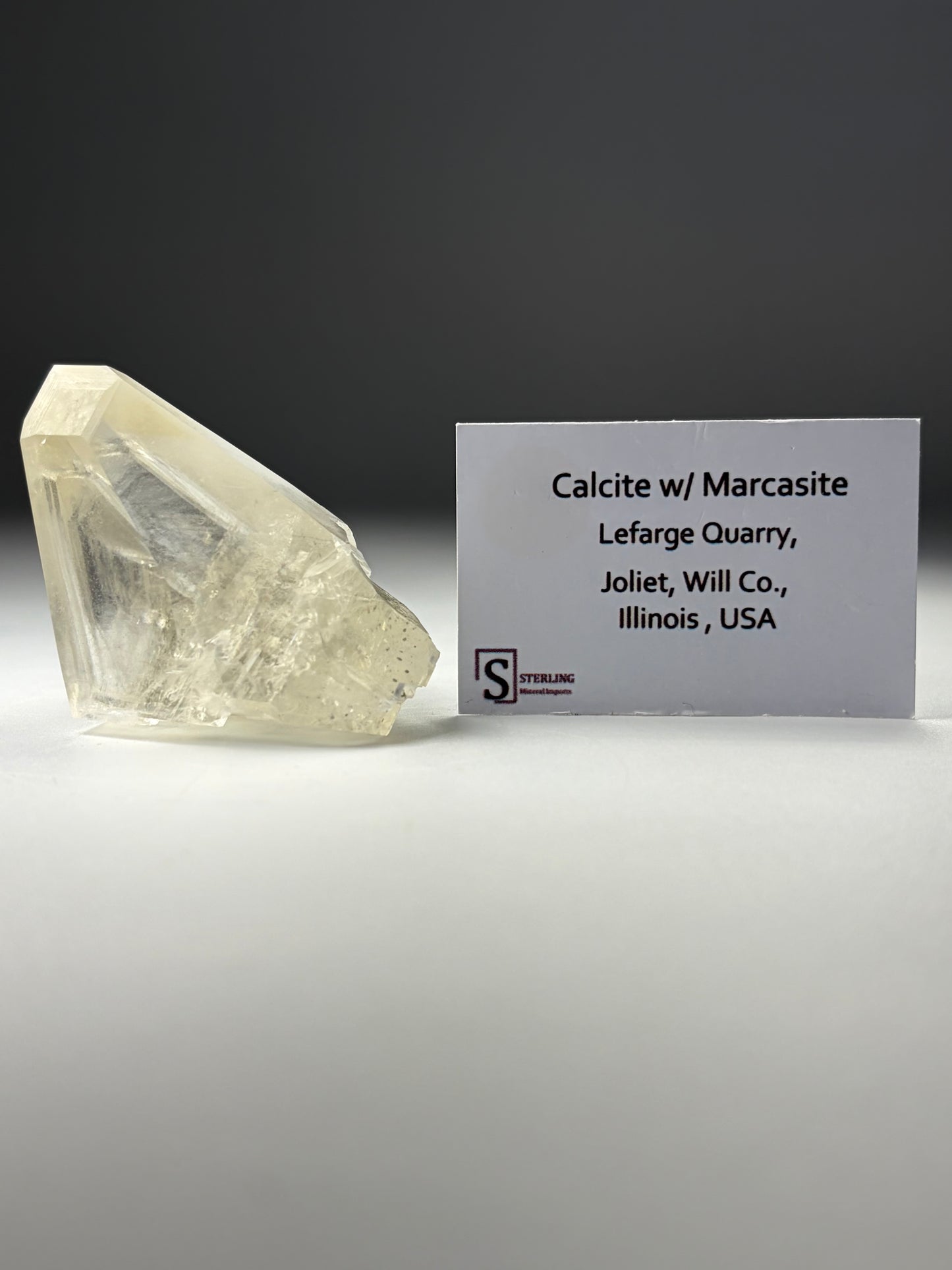 Calcite w/ Marcasite