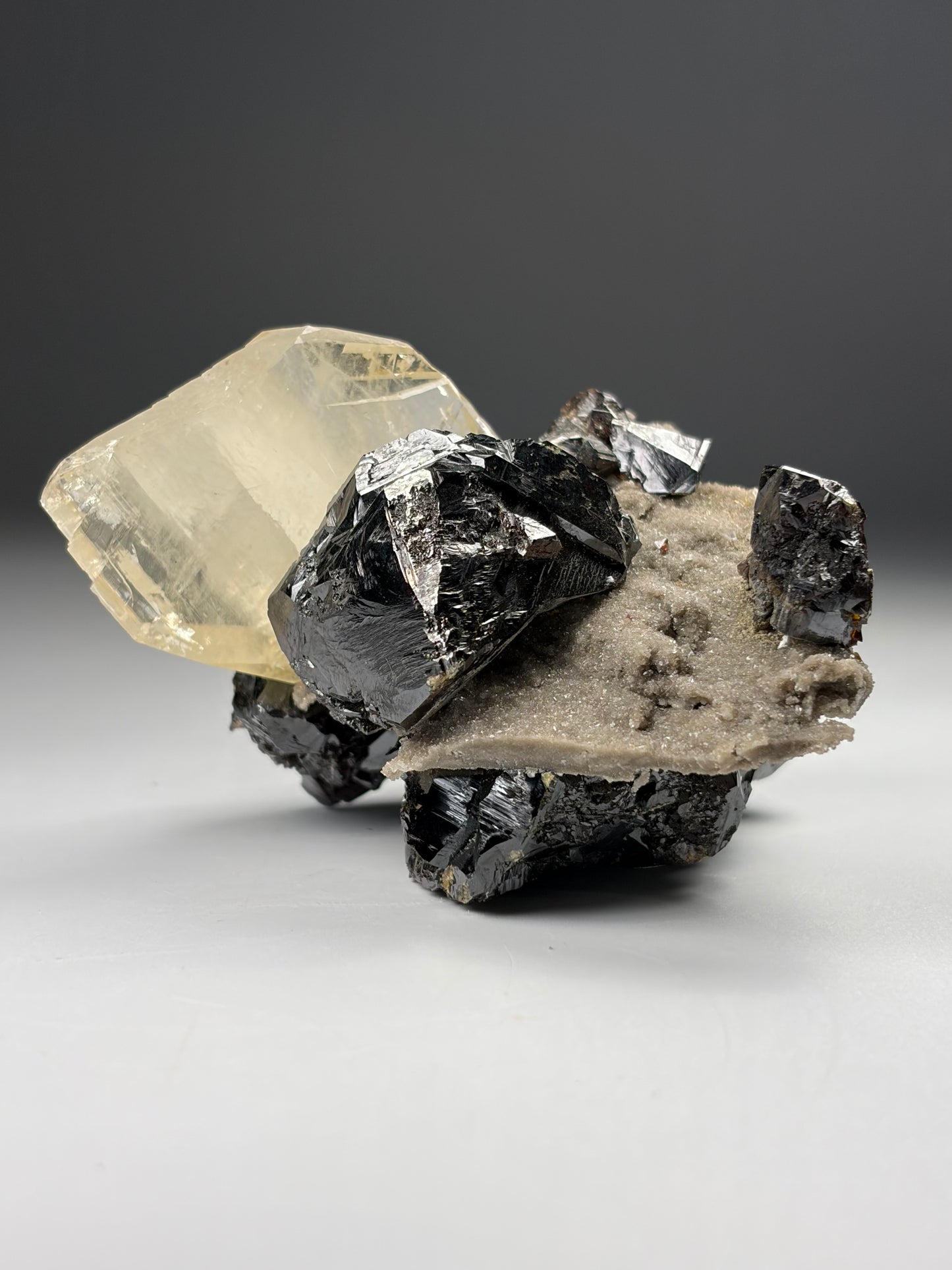Calcite and Sphalerite