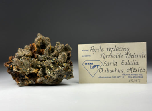 Pyrite after Pyrrhotite