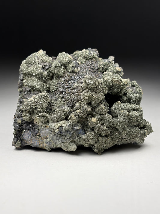 Marcasite and Calcite on Sphalerite