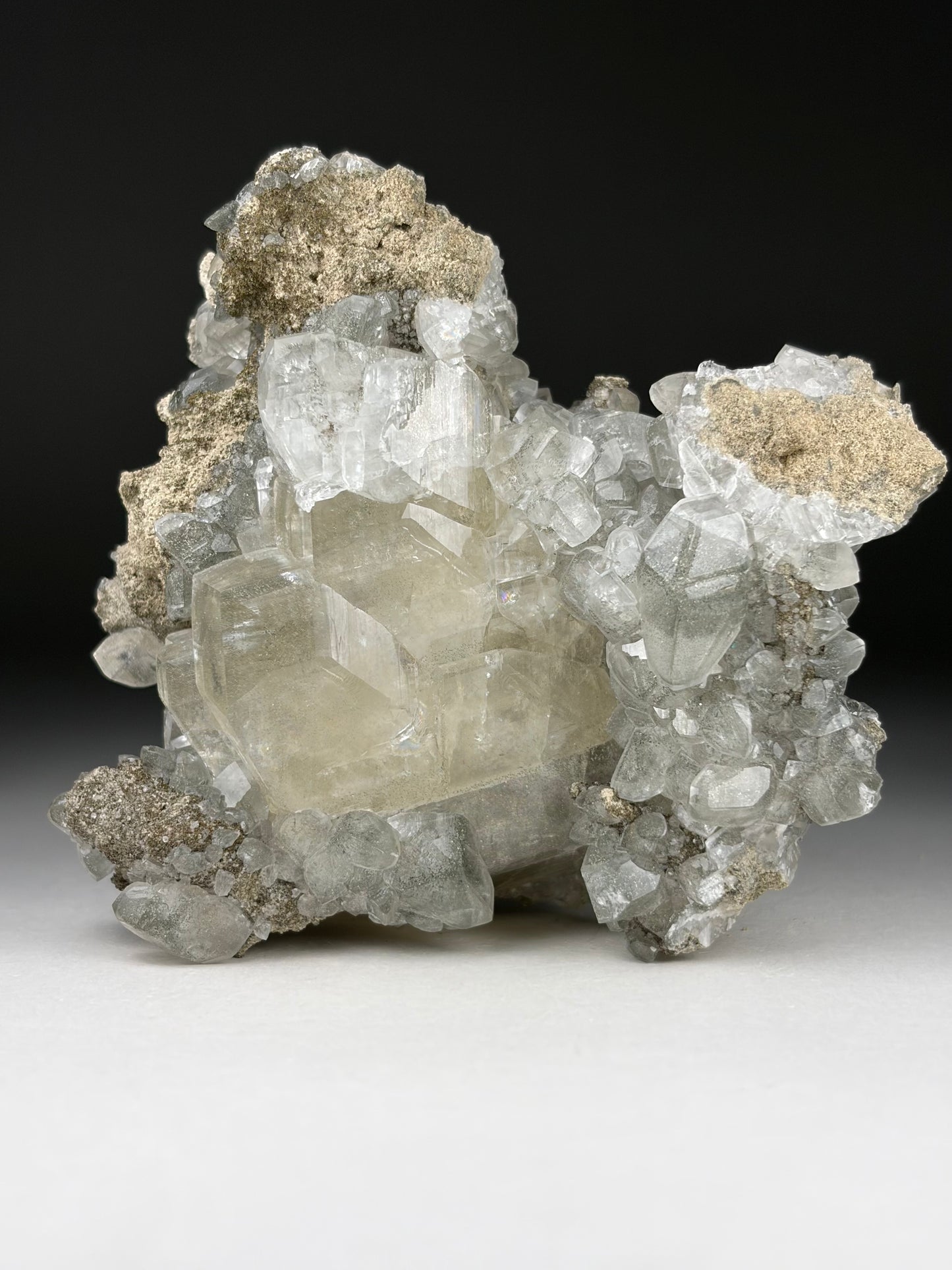 Calcite w/ Pyrite and Marcasite