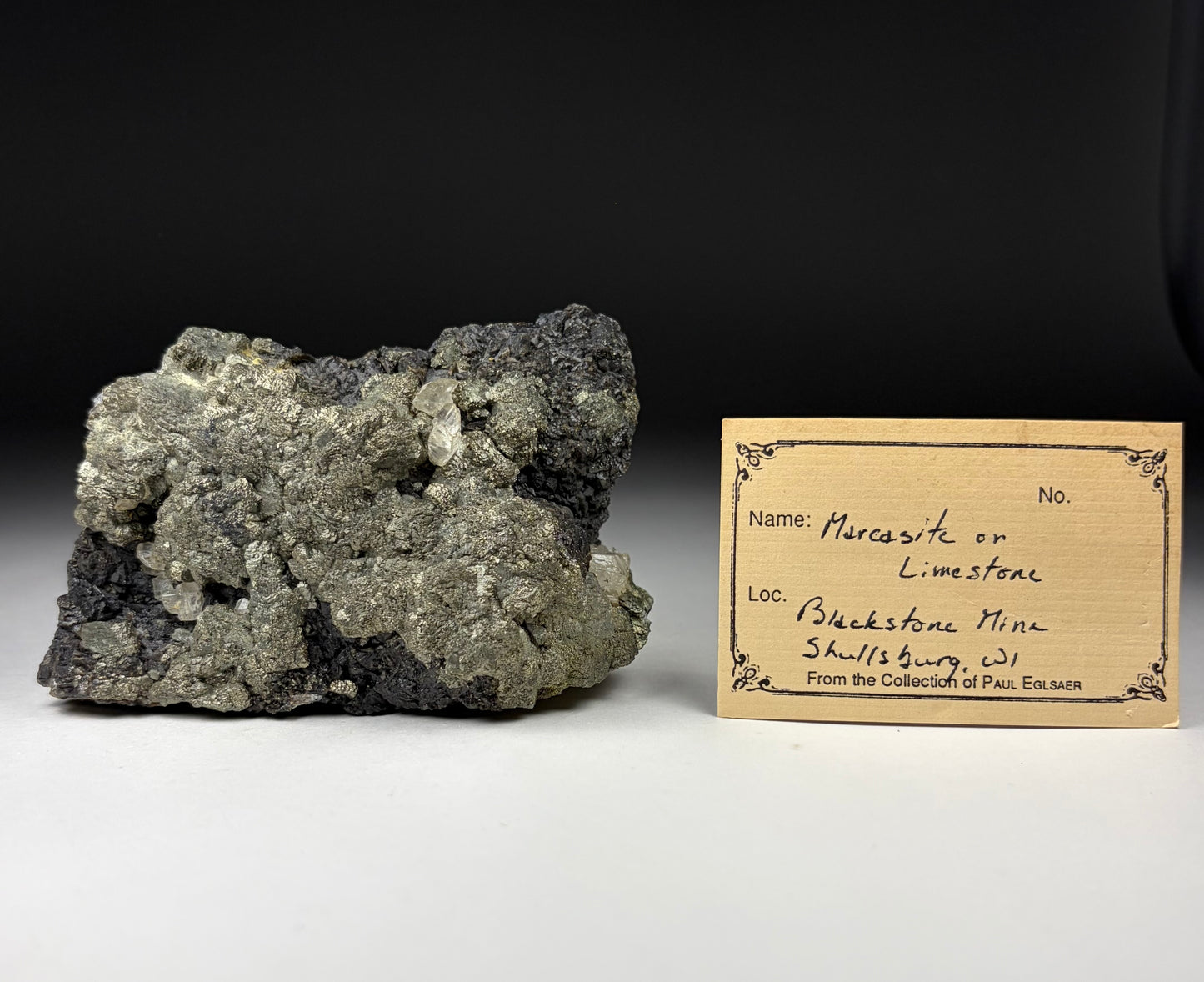 Marcasite on Sphalerite