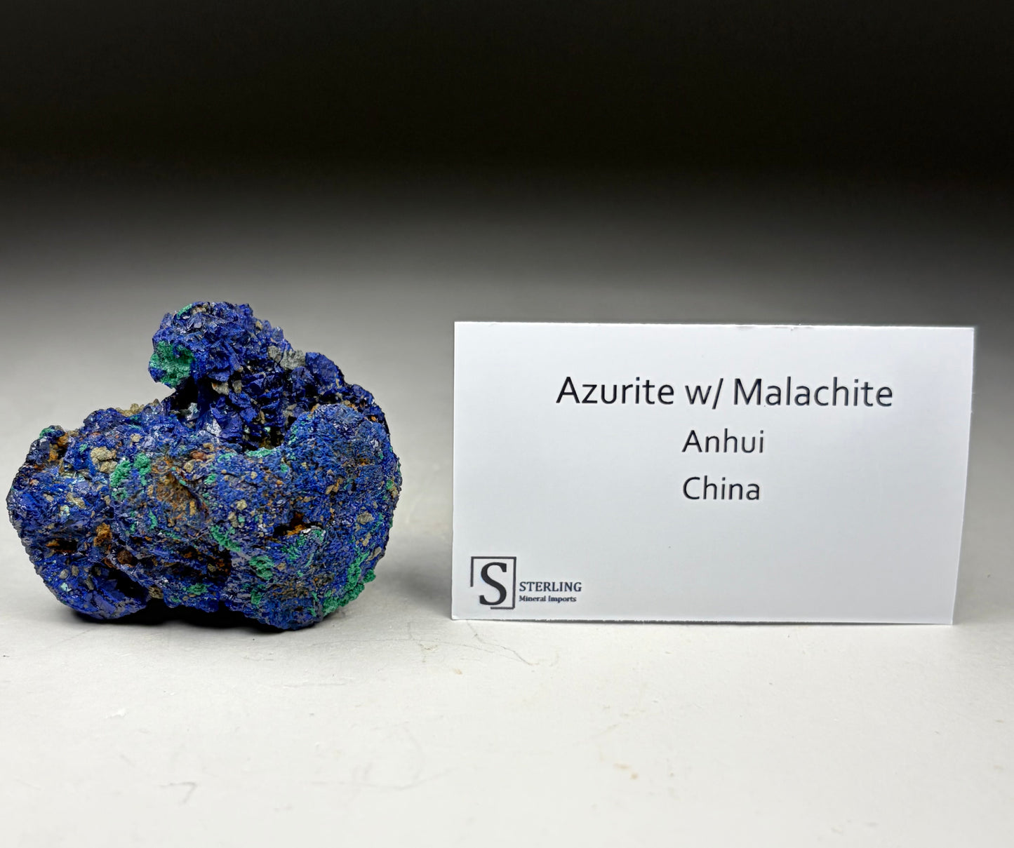 Azurite w/ Malachite