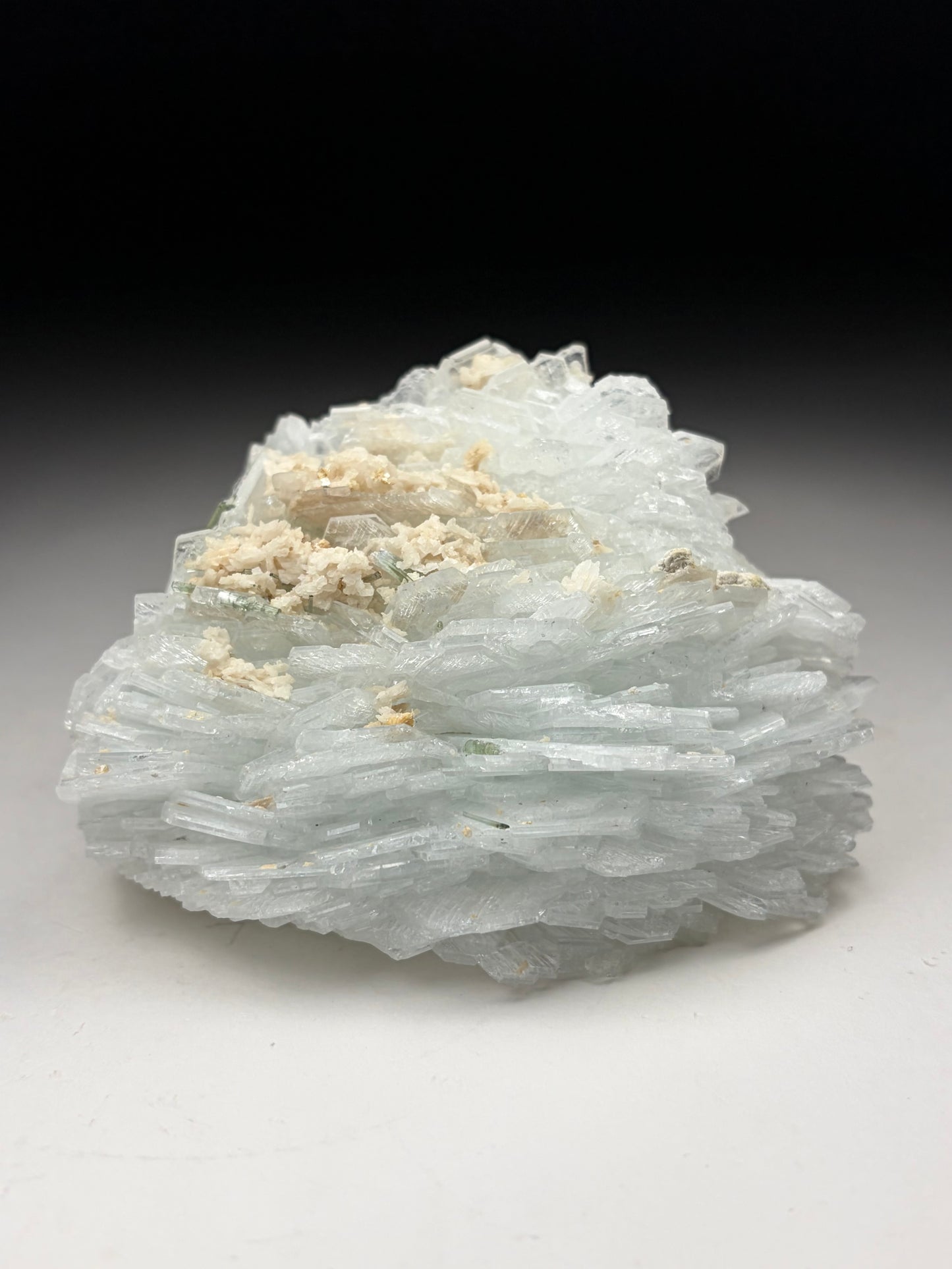 Tourmaline on Albite