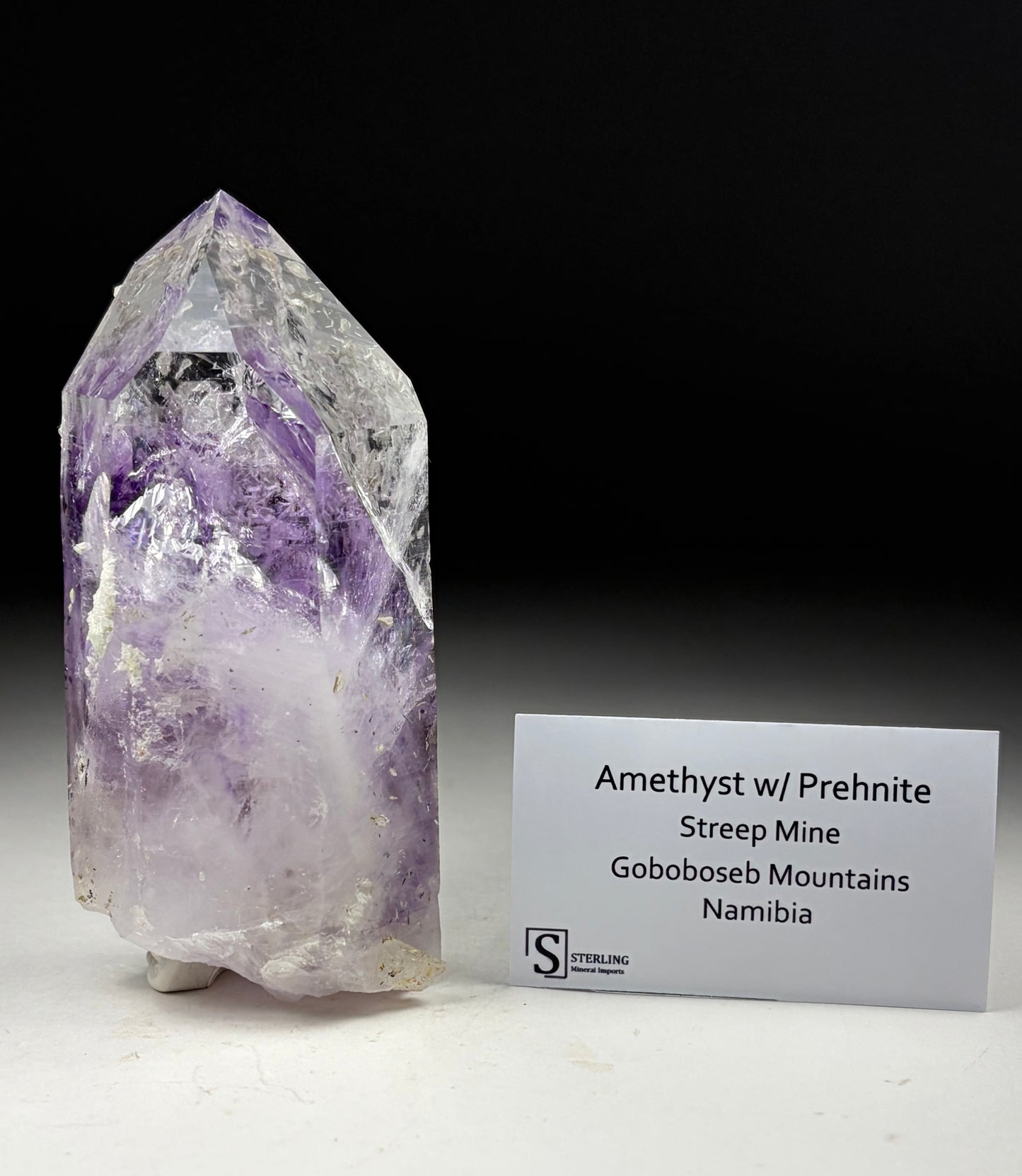Amethyst w/ Prehnite