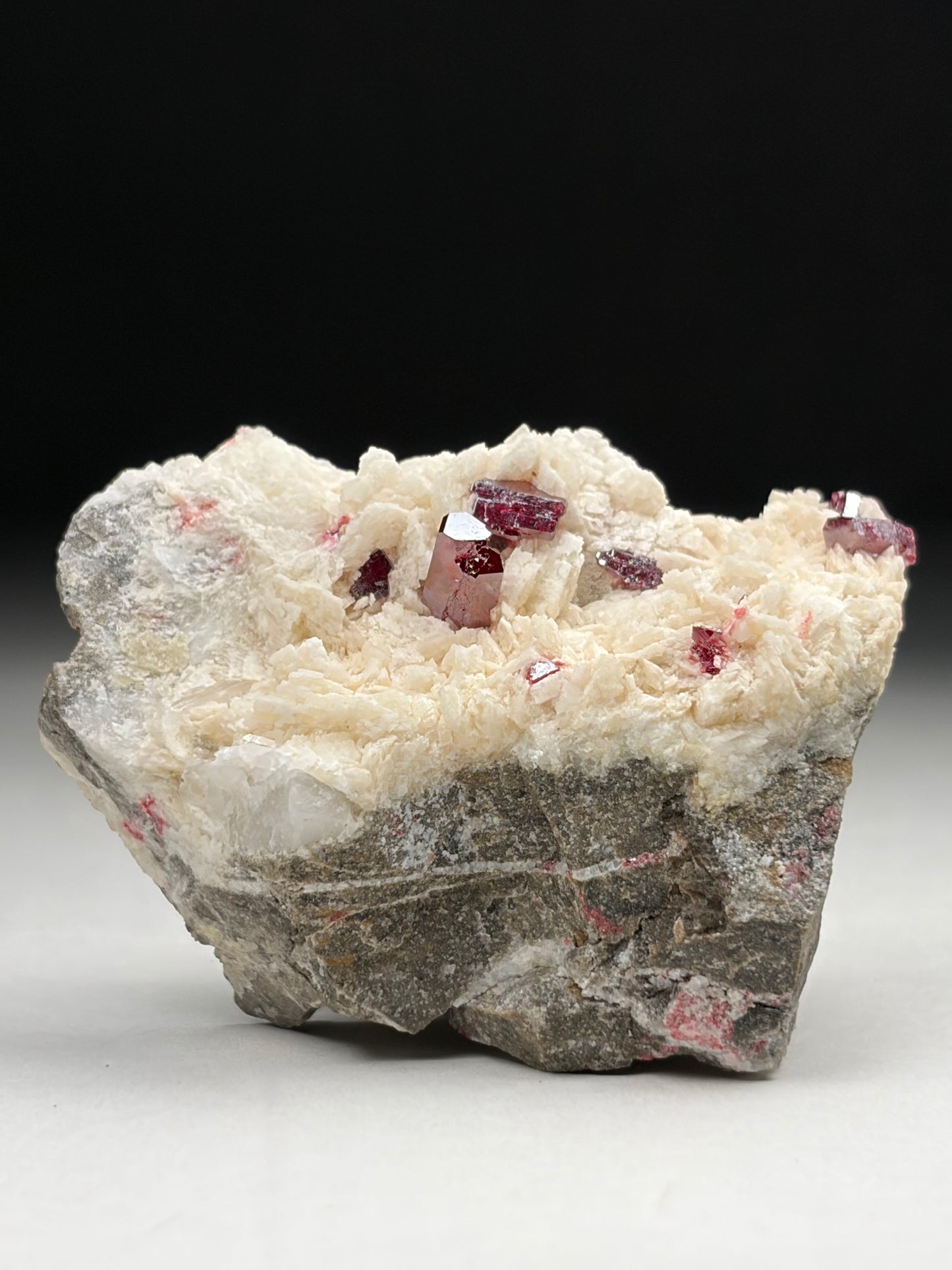 Cinnabar on Dolomite
