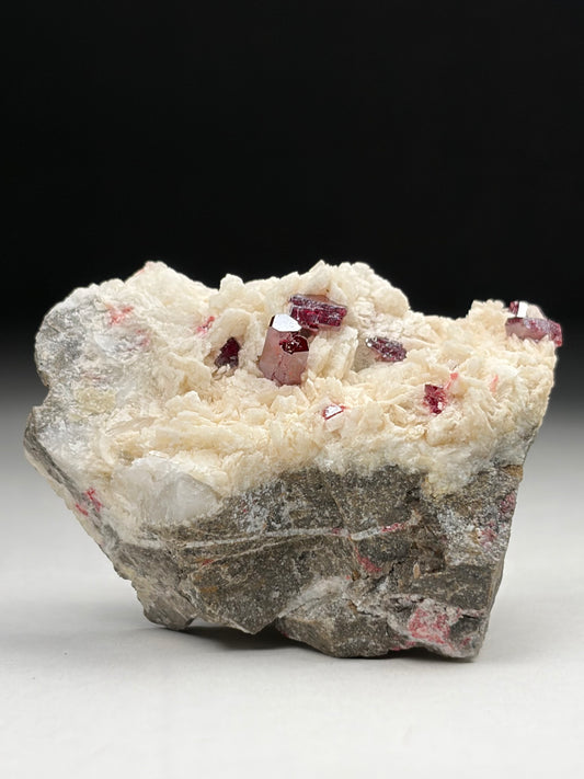 Cinnabar on Dolomite