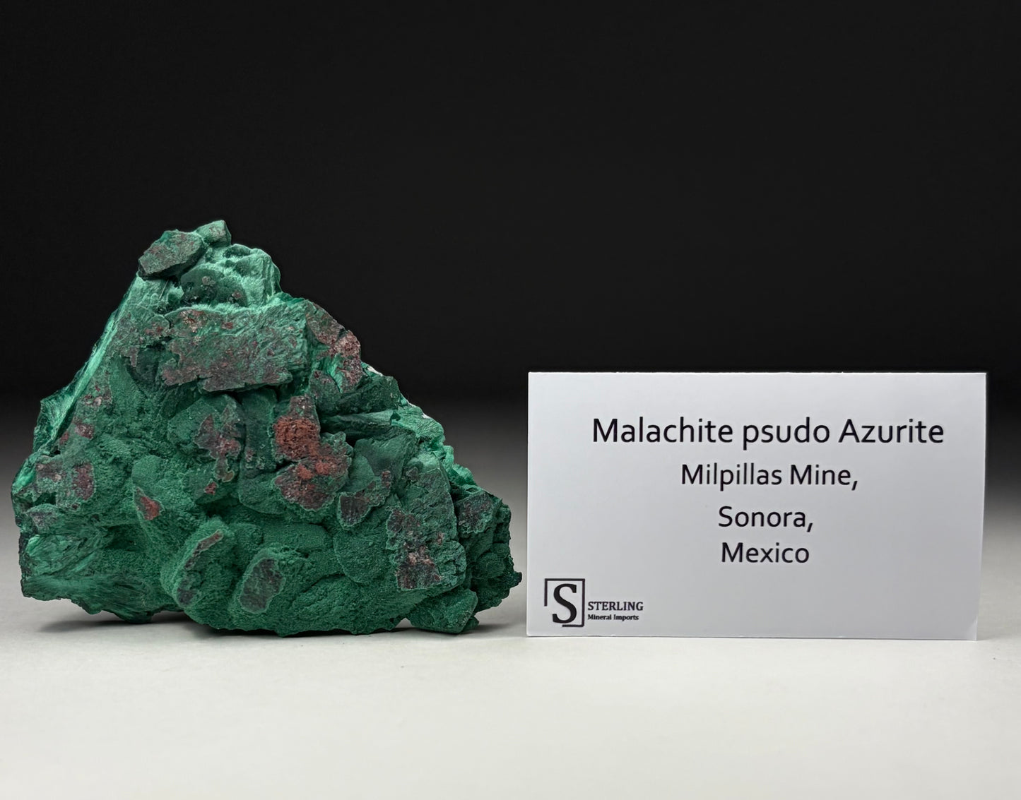 Malachite pseudo Azurite