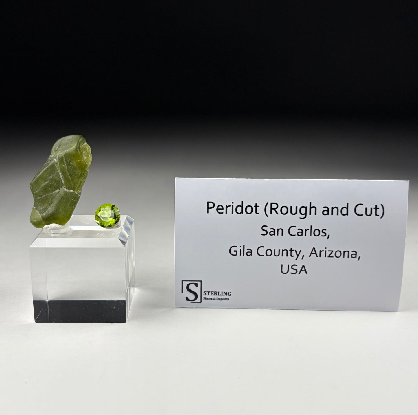 Peridot (Rough&Cut)
