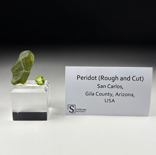 Peridot (Rough&Cut)