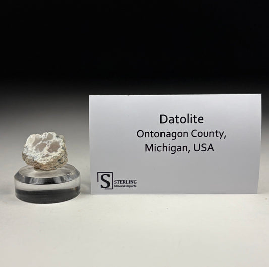 Datolite w/ base