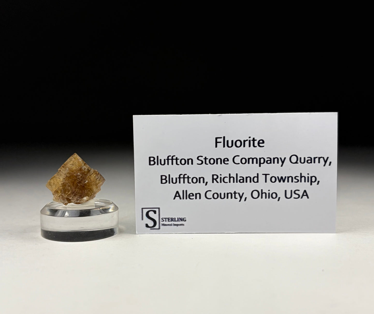 Fluorite w/ base