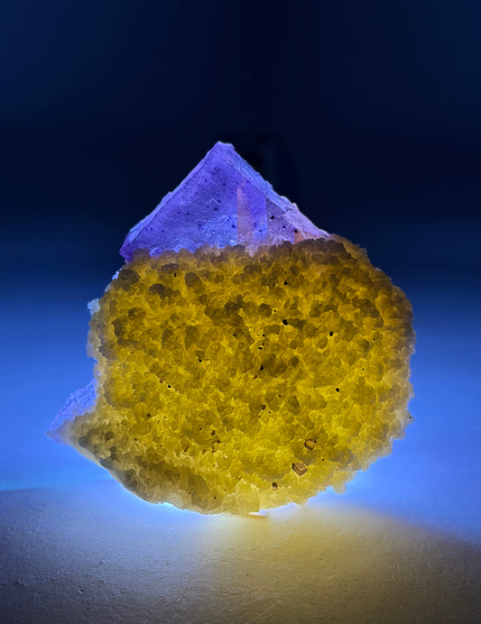 Barite on Fluorite - Tennessee