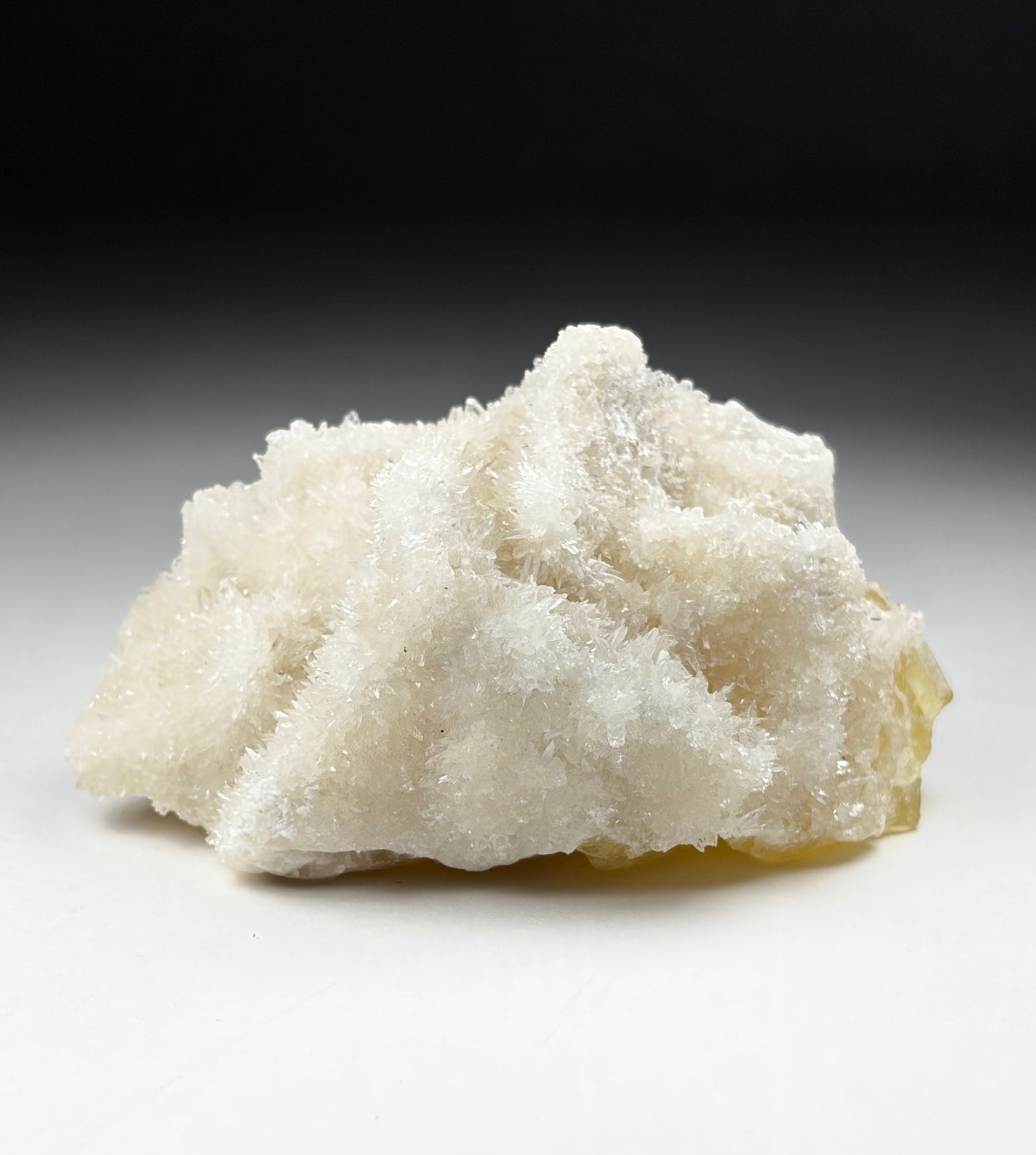 Calcite on Fluorite - Illinois