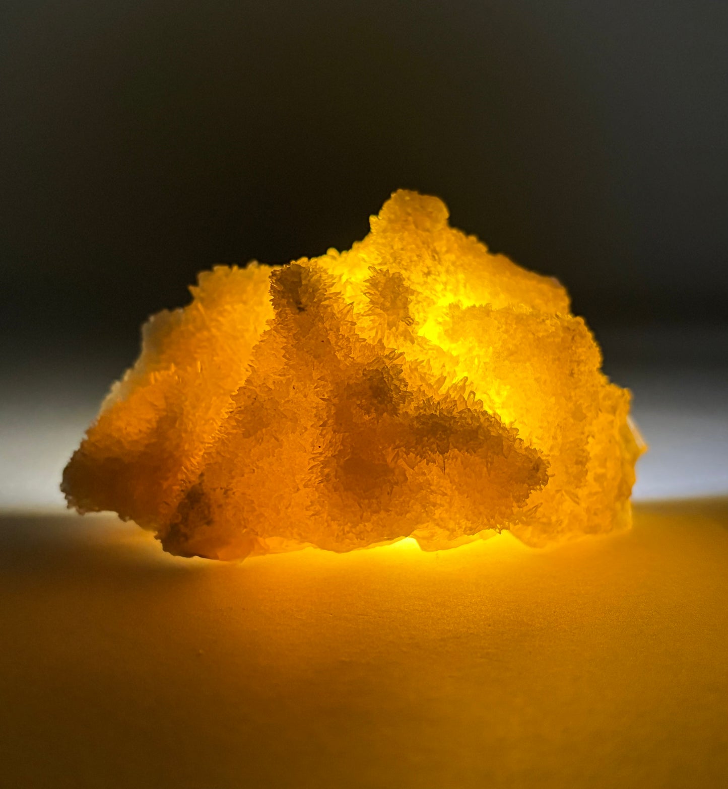 Calcite on Fluorite - Illinois