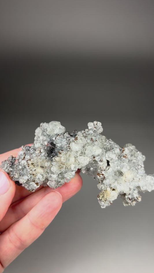 Calcite w/ Marcasite after Thalassinoides